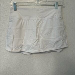 Lululemon Pace Rival Mid Rise Skirt in White Size 4